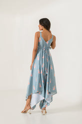 Aqua Blue Palazzo Jumpsuit